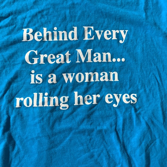 Oversized Blue Shirt Funny - Picture 2 of 3